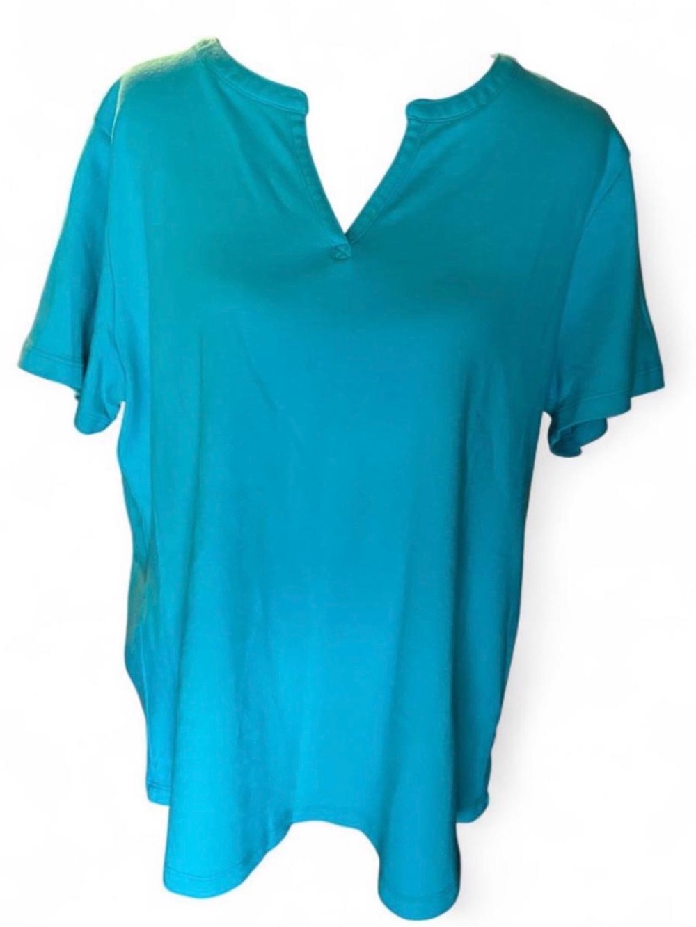 Eddie Bauer Blue Short Sleeve Shirt, XL